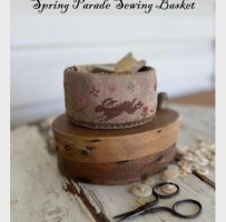 Spring Parade Sewing Basket