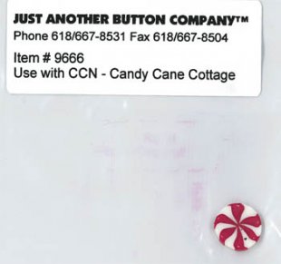 Candy Cane Button