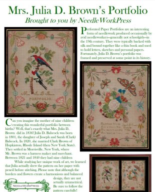 Mrs. Julia D Brown's Portfolio