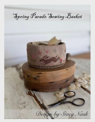 Spring Parade Sewing Basket Spring Parade Sewing Basket