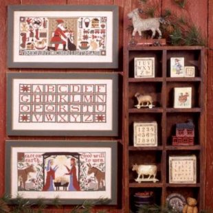 Christmas cross stitch patterns by The Prairie Schooler - Christmas Traditions