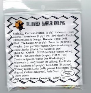 Halloween Sampler Embellishment Pack