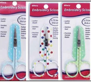 Polka Dot Embroidery Scissors with sheath