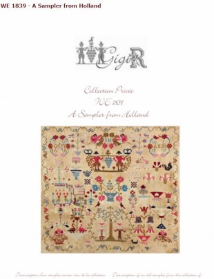 WE 1839 A Sampler From Holland