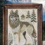 The Wolf with Picture This Plus Legacy Linen 40 Ct