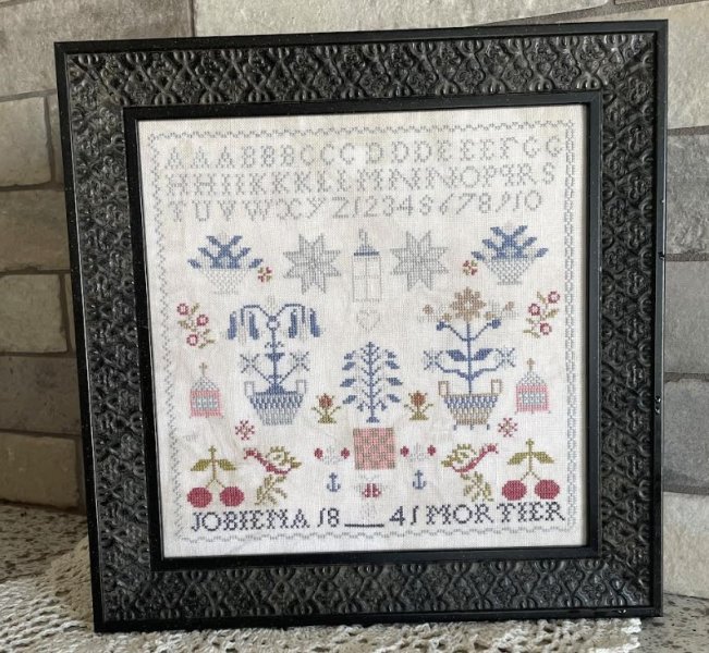 Cross Stitch Sampler 8 Pattern Set Little Omar Cross 