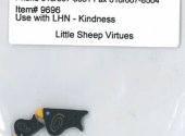 Little Sheep Virtues 10-Kindness Btn Pk (9696.G) by Little House Needleworks