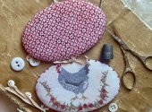 Little French Hen Needle Book