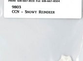 Snowy Reindeer Button Pack