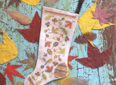 Autumn Leaves Stocking Ornament