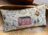 Home For Christmas Sampler Pillow