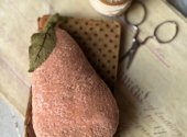 Velvet Pink Pear Needle Book