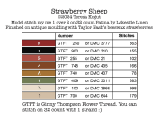 Strawberry Sheep Supply List