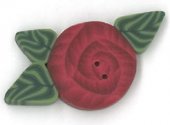 Red Rose Button Small