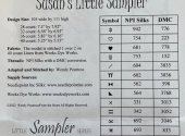 Susan's Little Sampler